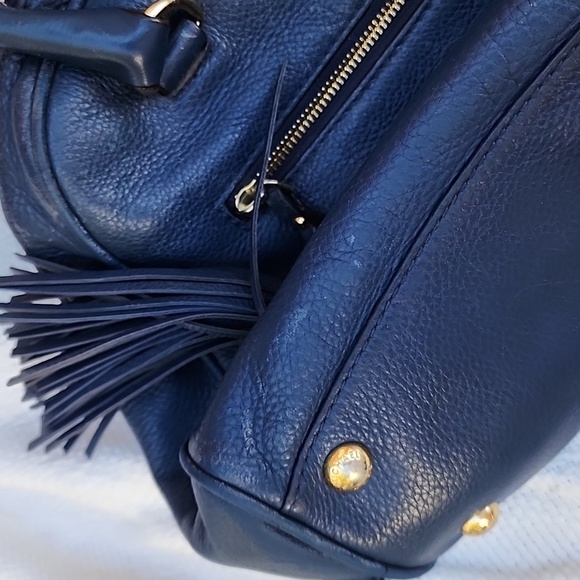 Michael Michael Kors blue leather satchel crossbody‎ - Picture 15 of 16